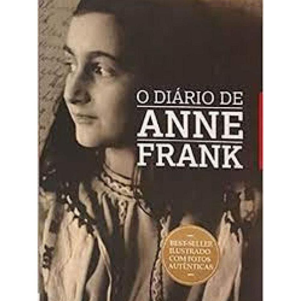 Livro O Diario De Anne Frank - 13,5 X 20,5