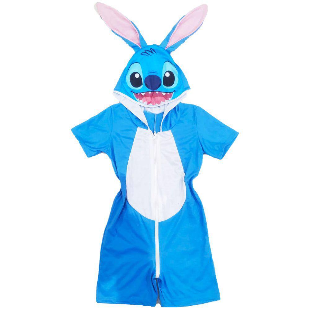 Pijama Infantil Macacão Fantasia Lilo & Stitch Parmalat