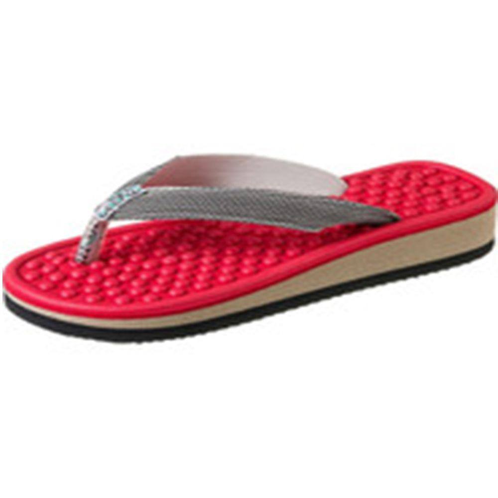Chinelo Dedo Anabela Mundoflex Vermelho