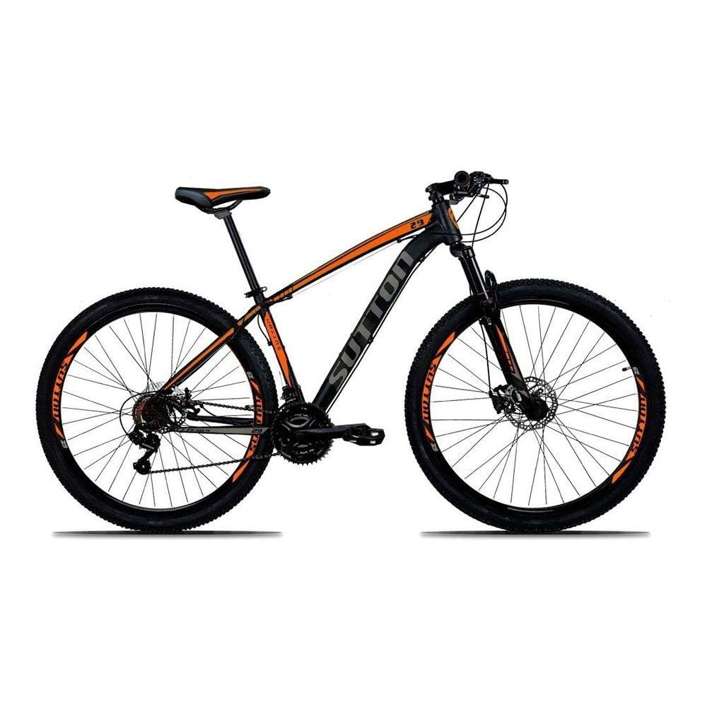 Bicicleta Sutton Notus Furios Aro 29 Susp. Dianteira 21 Marchas - Laranja/preto