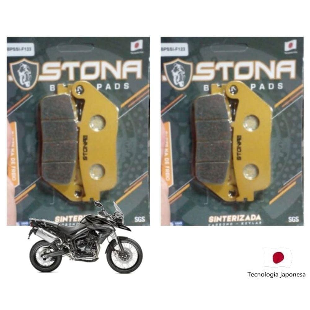 Pastilha freio dianteira Stona Sinterizada Tiger 800 XC 2017