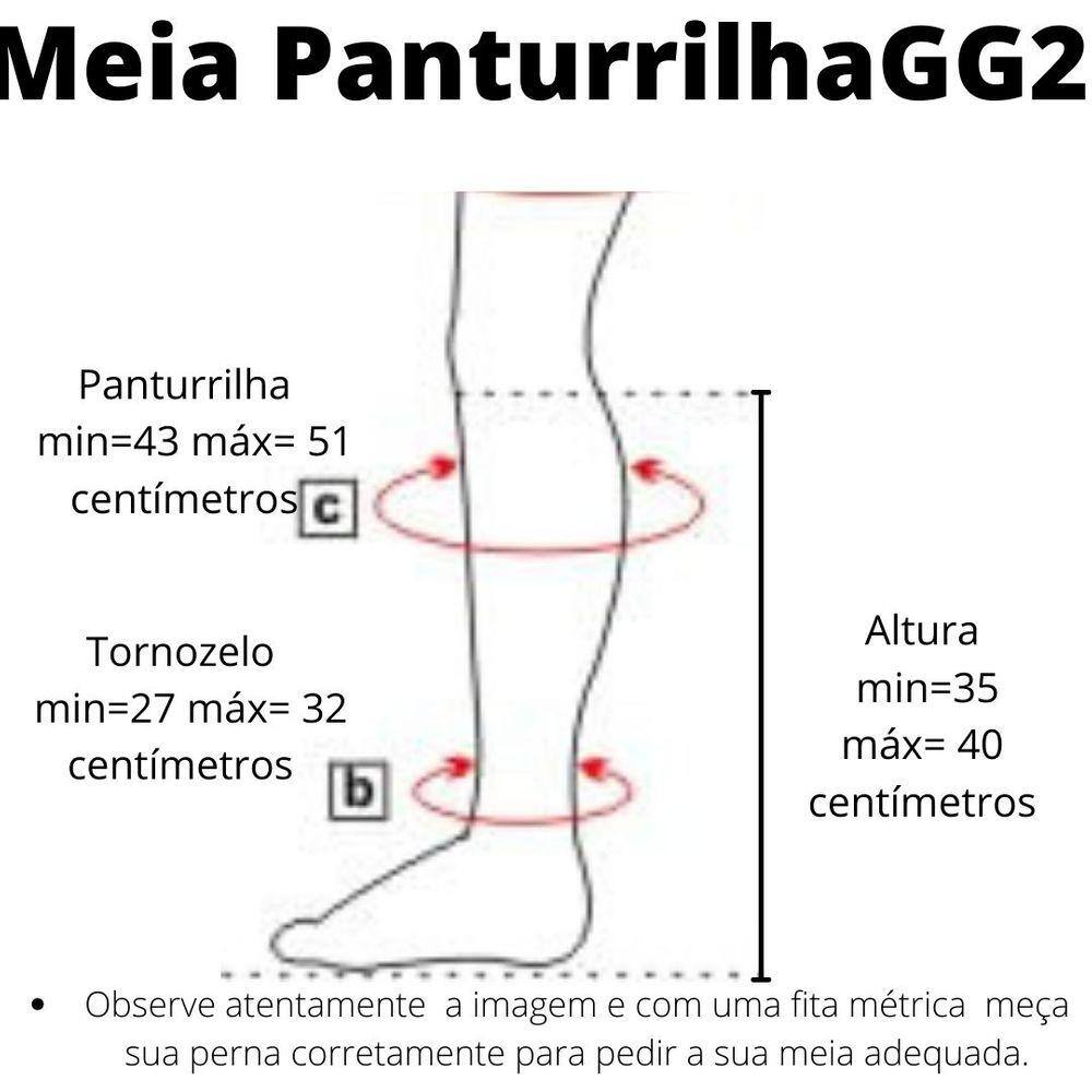 Meia Média Compressão p/ varizes Panturrilha 3/4 AD 20-30 mmhg Select Comfort Essencial Premium Sigvaris