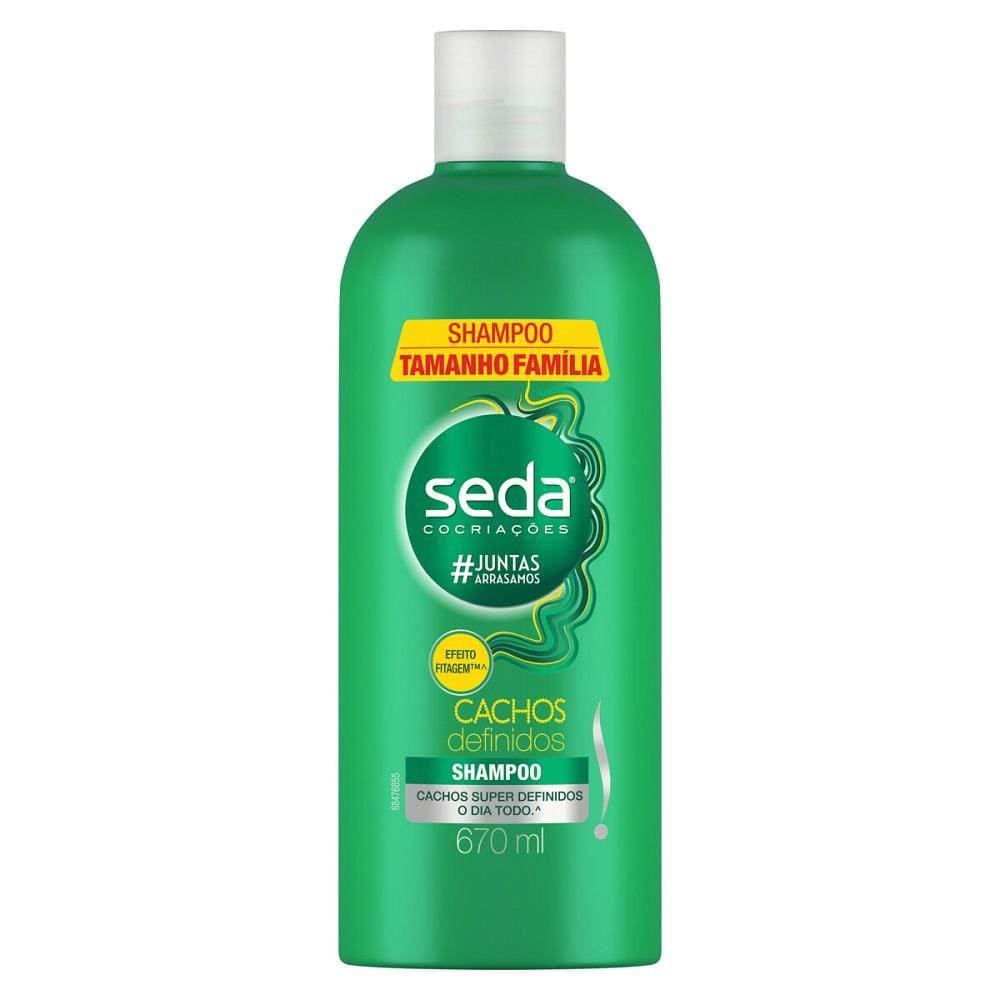 Shampoo Seda Cocriações Cachos Definidos 670ml Tamanho Família