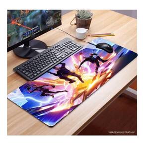 Mouse Pad Grande Gamer Fortnite Laranja