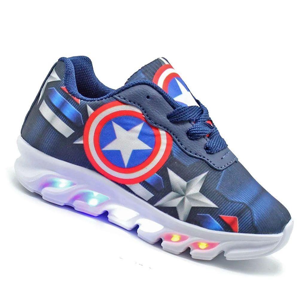 Tenis de Led Luz Infantil Junvenil Masculino Light Star