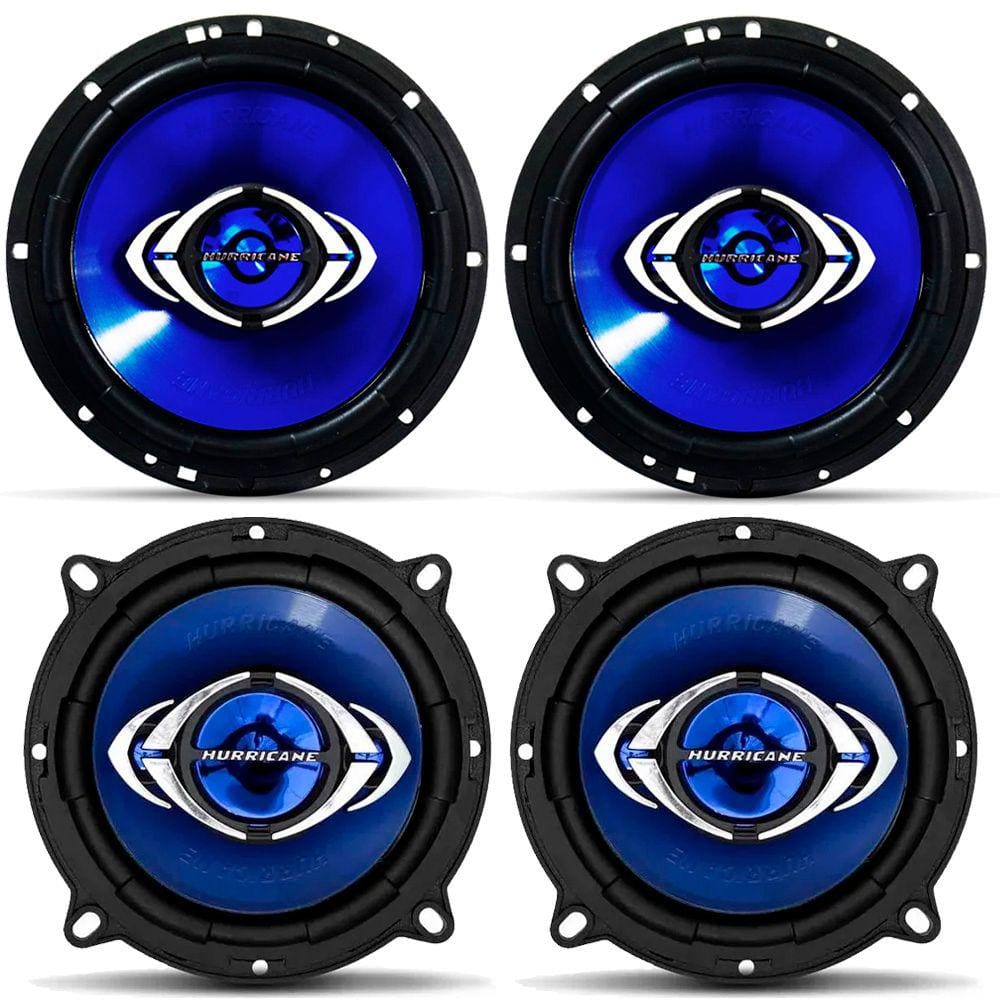 Alto Falante Porta Dianteira e Traseira Hurricane 260W RMS