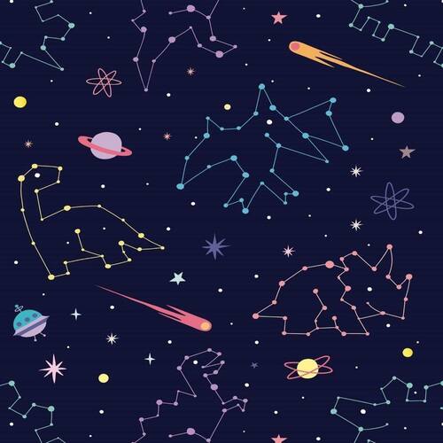 Papel De Parede Adesivo Constelação Dinossauro Planetas 6M Menor preço em Papel De Parede Adesivo Constelação Dinossauro Planetas 6M