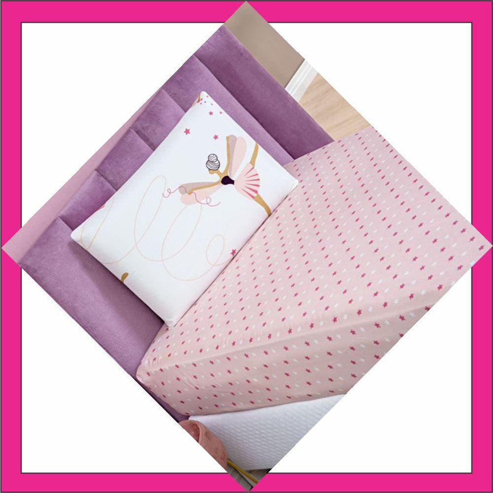 Jogo de Cama Lençol Kids Solteiro Bailarina 2 Peças