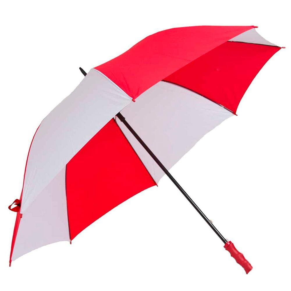 Sombrinha branca com vermelha - Parasol Produção (medium)