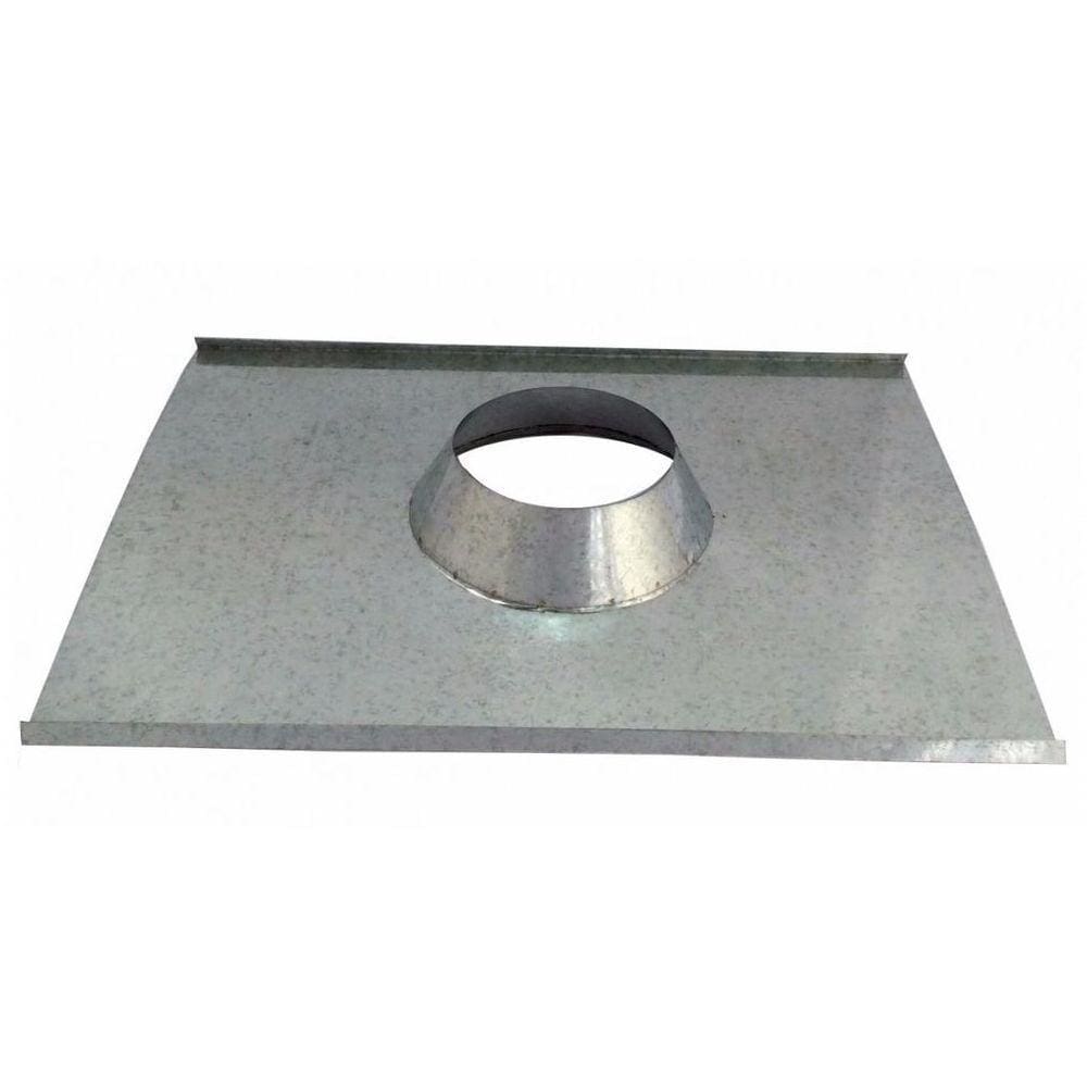 Rufo Colarinho De Telhado Galvanizado Chaminé 250Mm Diâmetro