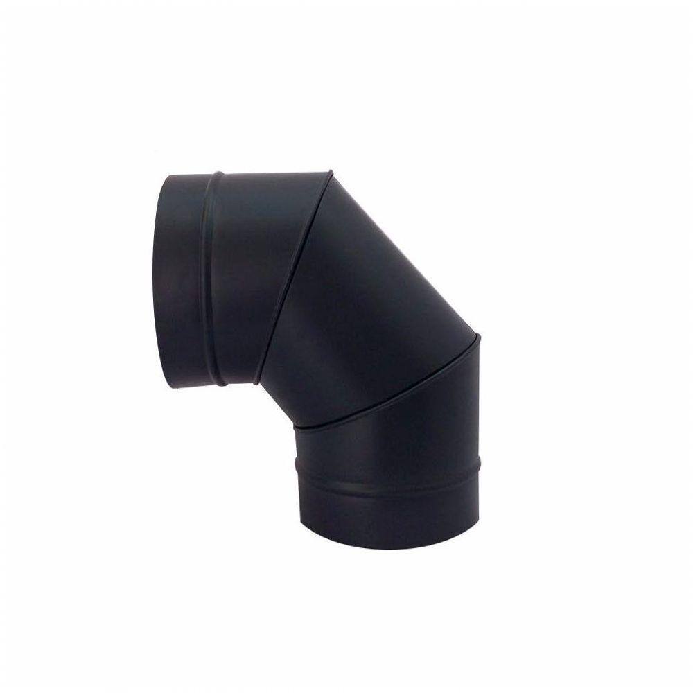 Curva Cotovelo Preta 90° De 230 Mm De Diâmetro