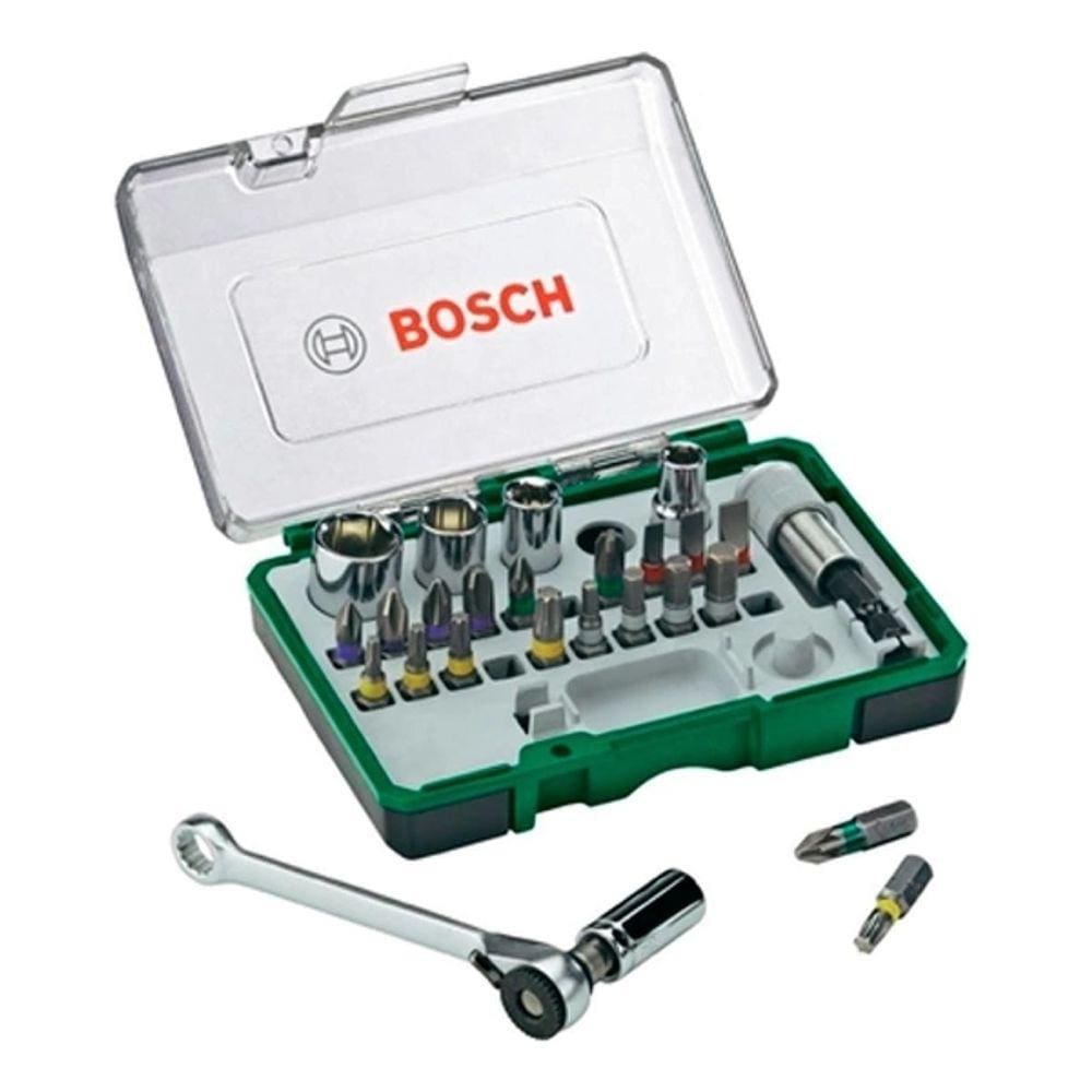 Kit De Bits Ponteiras E Soquetes 27 Peças 659208 Bosch