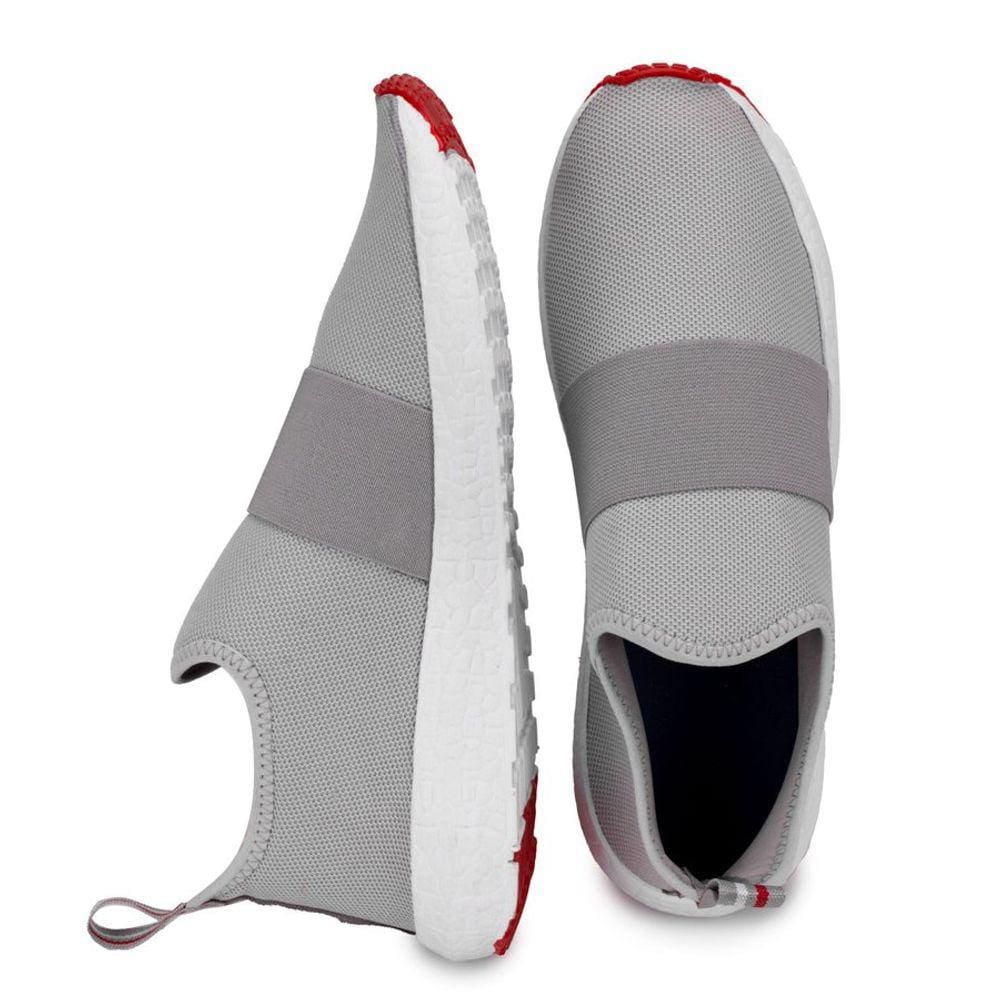 Tenis Meia Cinza Esportivo Unissex Calce Facil Uolk 100