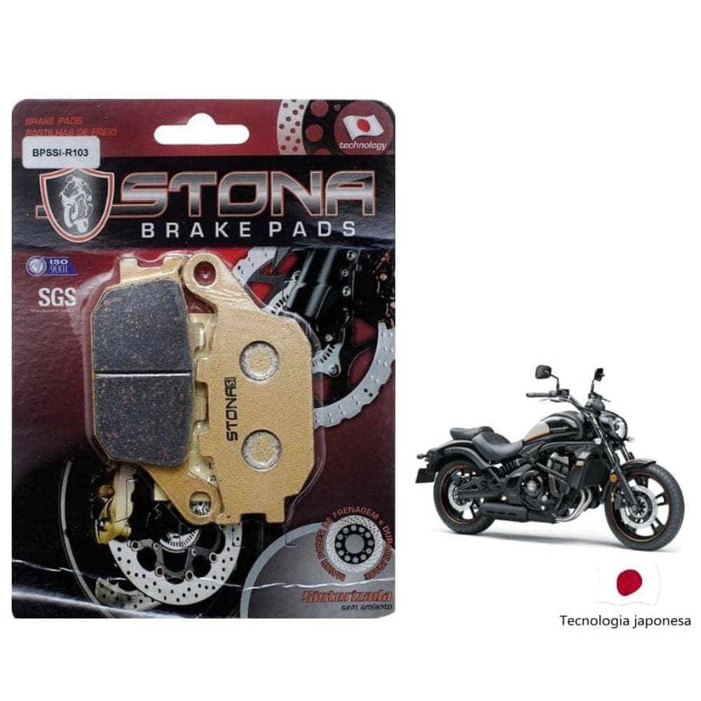 Pastilha freio traseira Stona Sinterizada Vulcan 650 2018