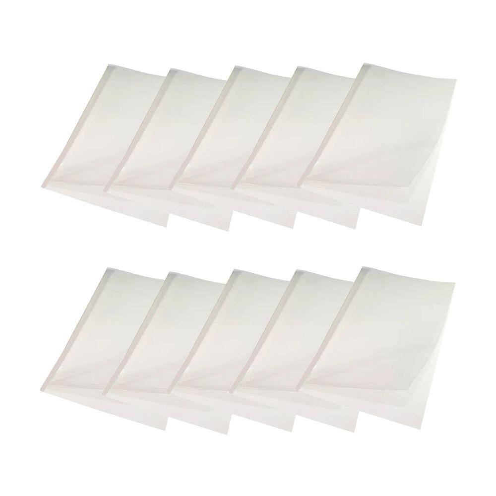 Kit 30 Capas Encadernação Térmica Até 350 Folhas A4 Branca