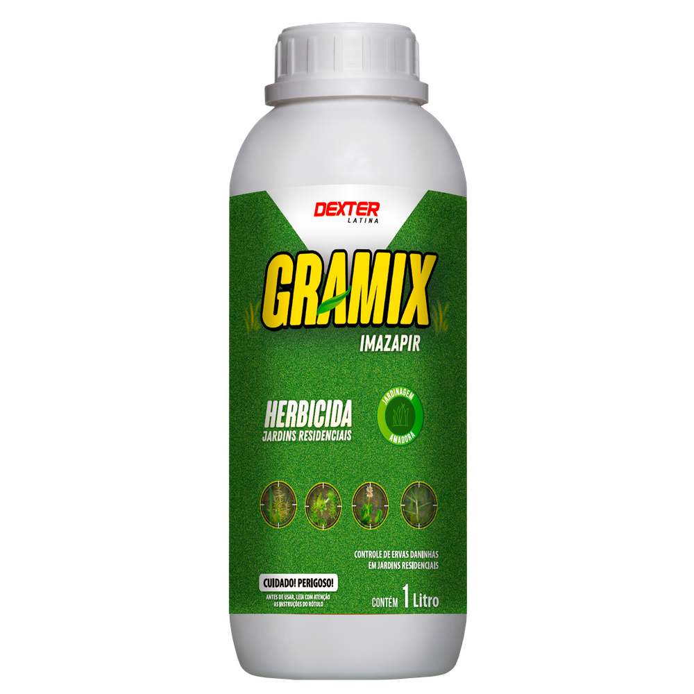 Gramix Seletivo 1 Litro Grama Esmeralda Bermuda São Carlos Coreana Tiririca Azedinha Pega Pega Roseta Folhas Largas Jardineiro