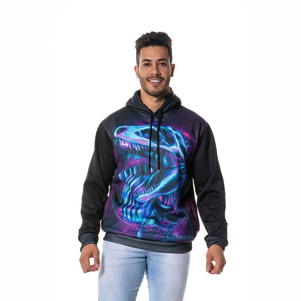 purple dino moletom com capuz