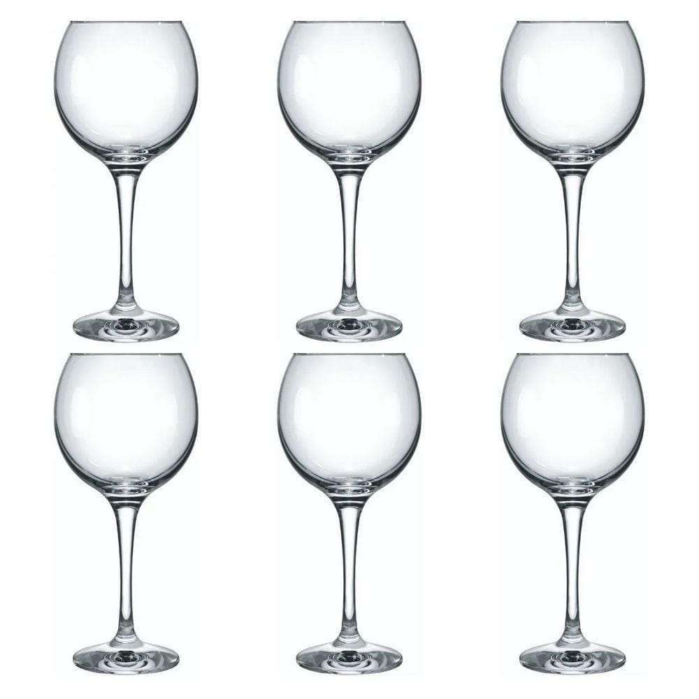 Kit Com 6 Taças De Vidro Gin Tônica Água Vinho 615 Ml Sm Royal