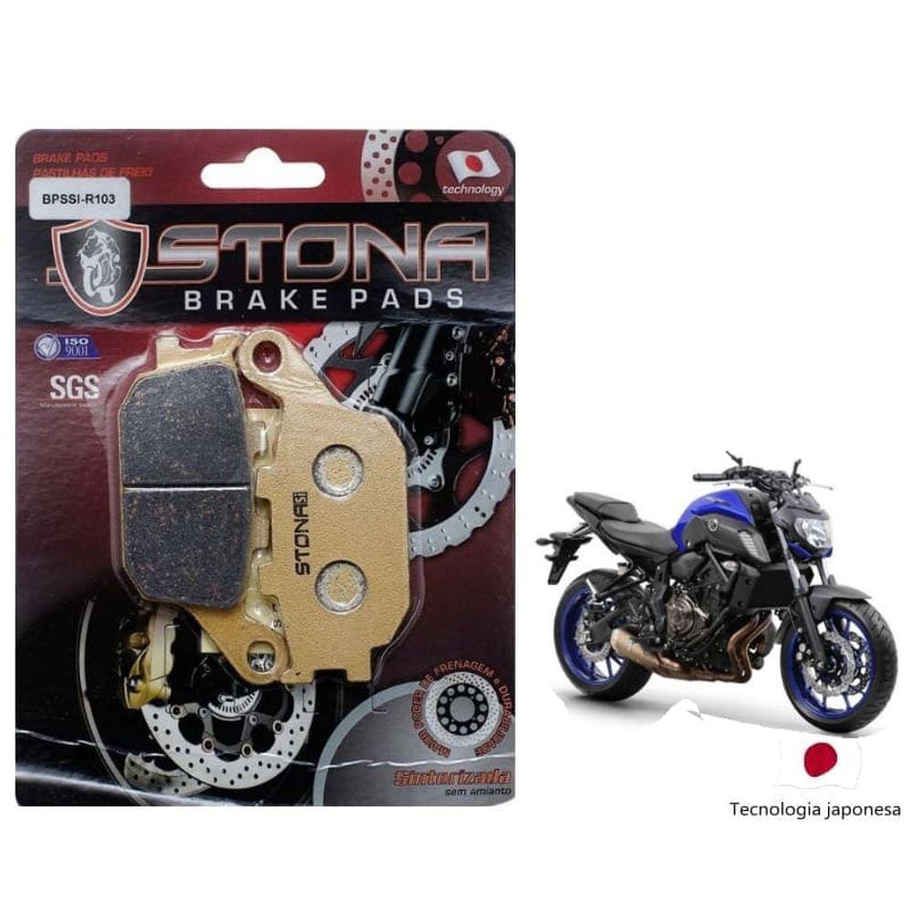 Pastilha freio traseira Sinter MT 07 Tracer 700 2018 2019