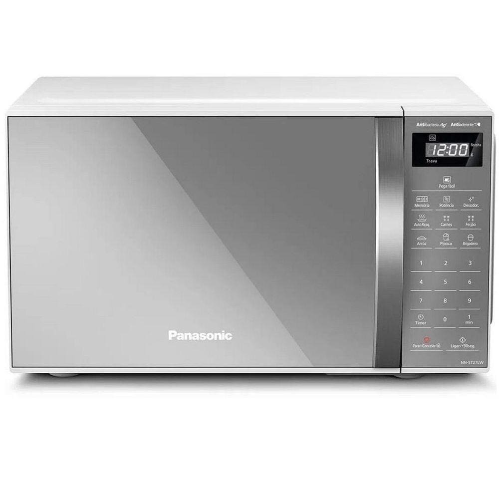 Microondas 21L Porta Espelhada Nn-st27l Panasonic Branco 220V