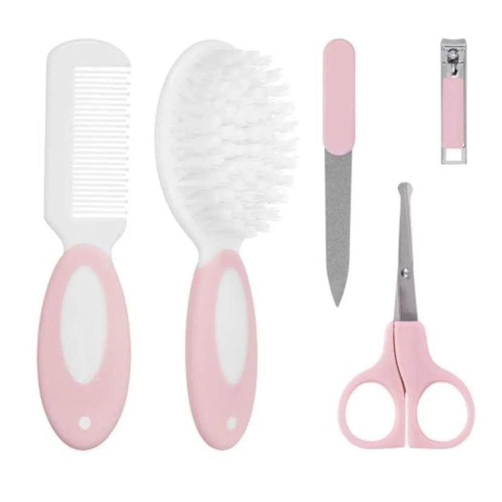 Kit Cuidados De Higiene Para Bebê Rosa Buba