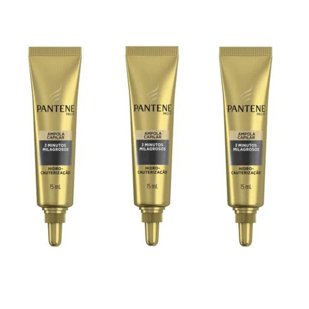 Kit Pantene Hidro Cauterização 3 Ampolas De 15Ml
