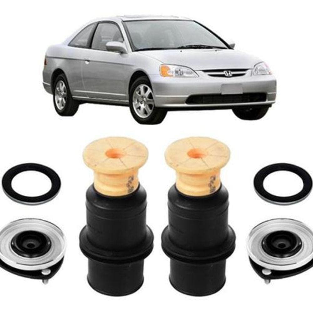 2 Kit Do Amortecedor Dianteiro Honda Civic 2004 2005 2006