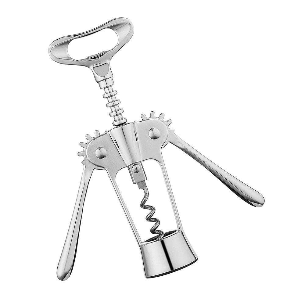 Abridor de Vinho e Cerveja Saca Rolhas Aço Inox Gourmet