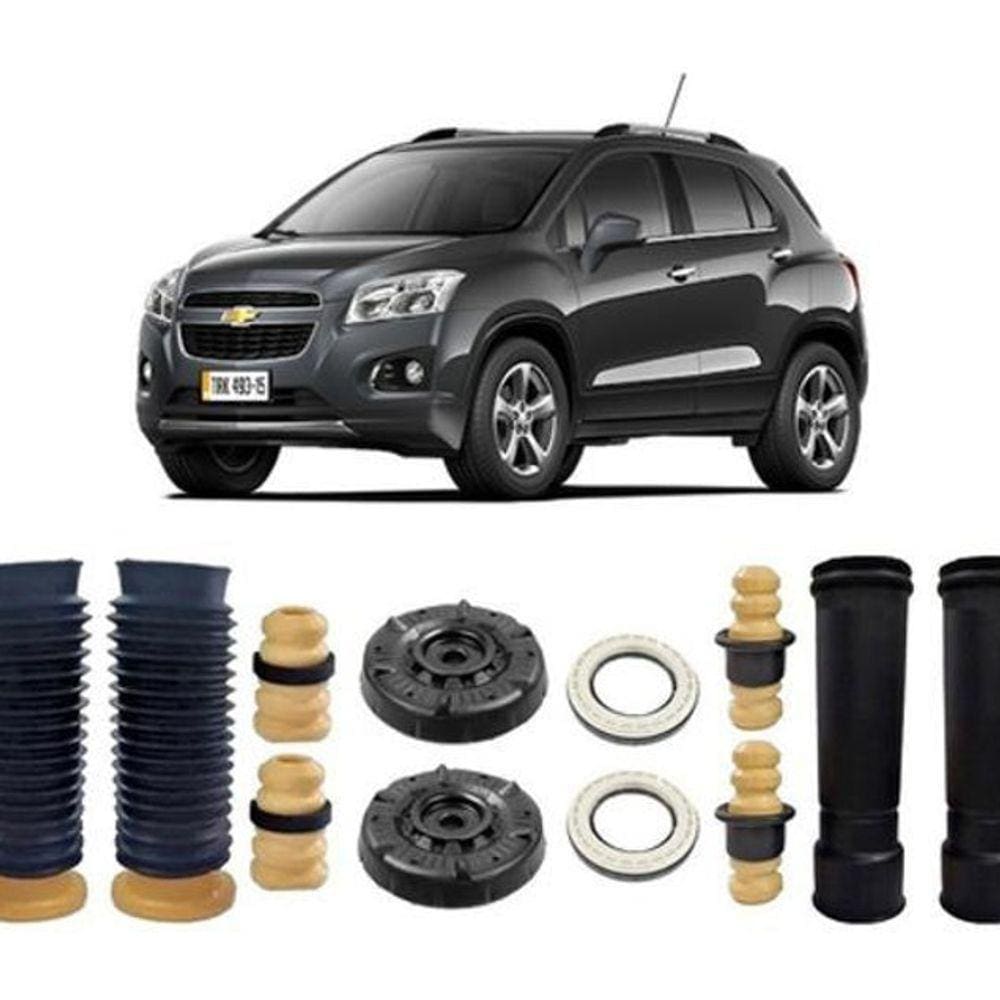 4 Kits Suspensão Dianteira Traseira Tracker 2014 2015 2016