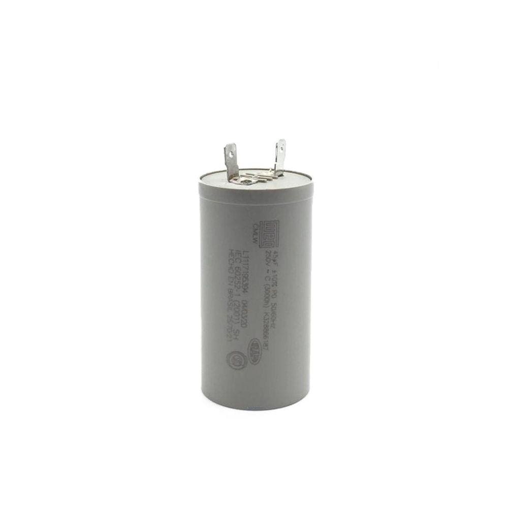Capacitor 45 Uf 250Vac Lavadora Roupas Electrolux Brastemp