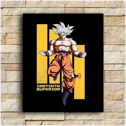 Placa Decorativa - Dragon Ball Z: Goku | Extra Placa Decorativa - Dragon Ball Z: Goku | Extra