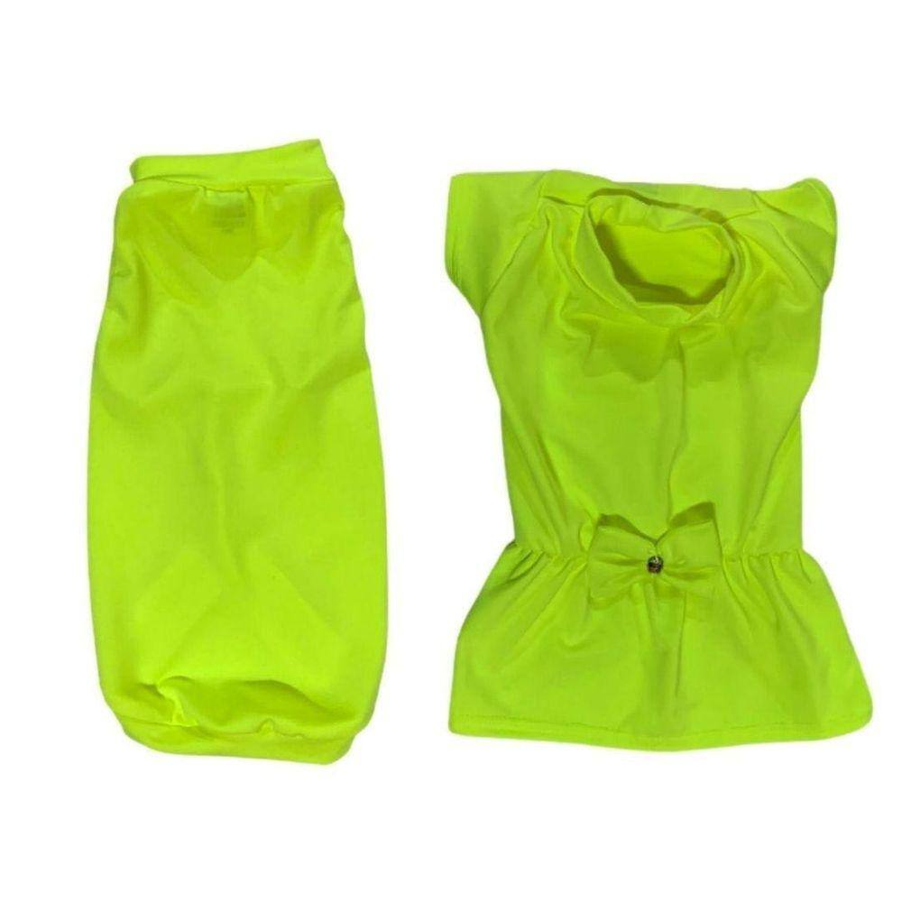 camiseta vestido neon