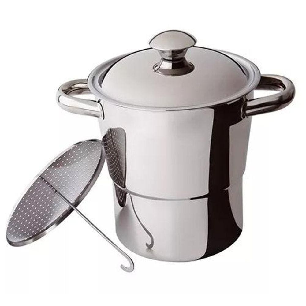 Cuscuzeira Inox Nordestina 16 Cm