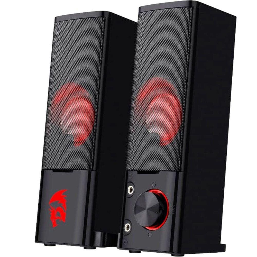 Caixa De Som 2.0 Redragon Orpheus 3W Rms - Led Vermelho