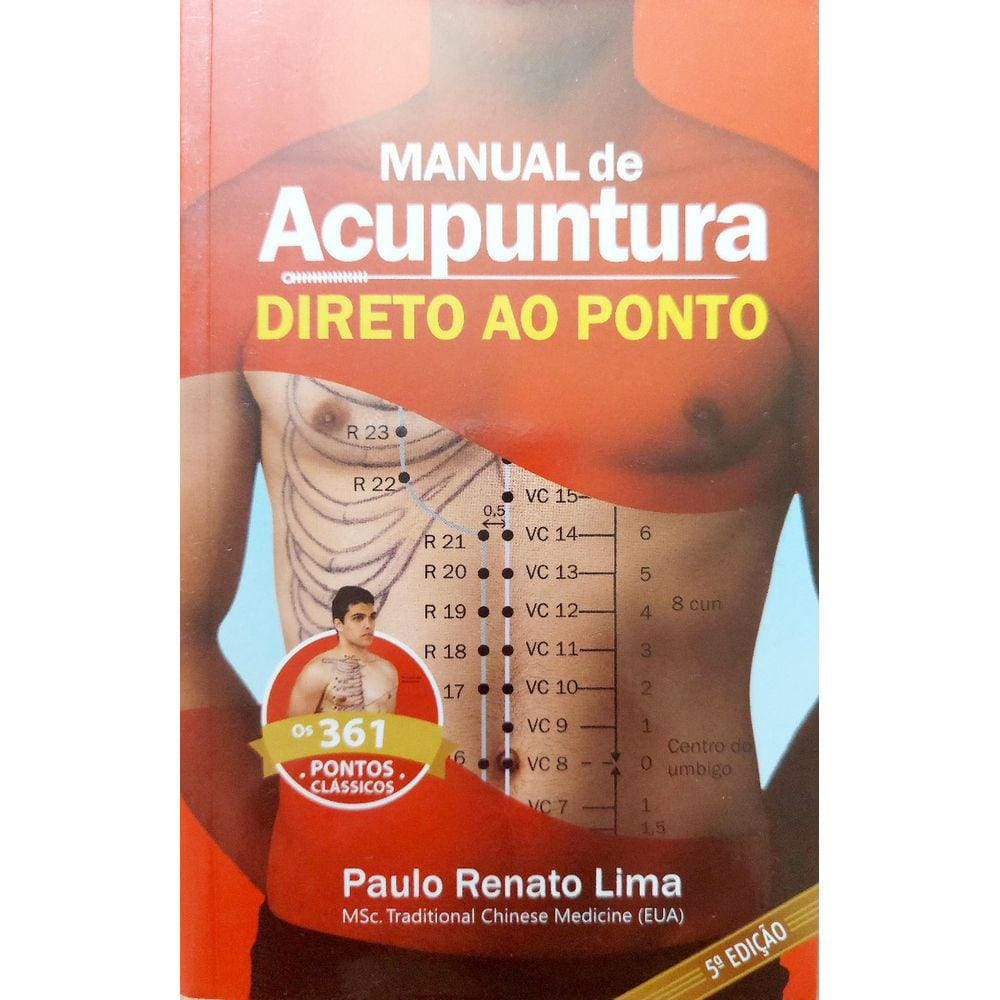 Livro Manual De Acupuntura Direto Ao Ponto 5 Edição