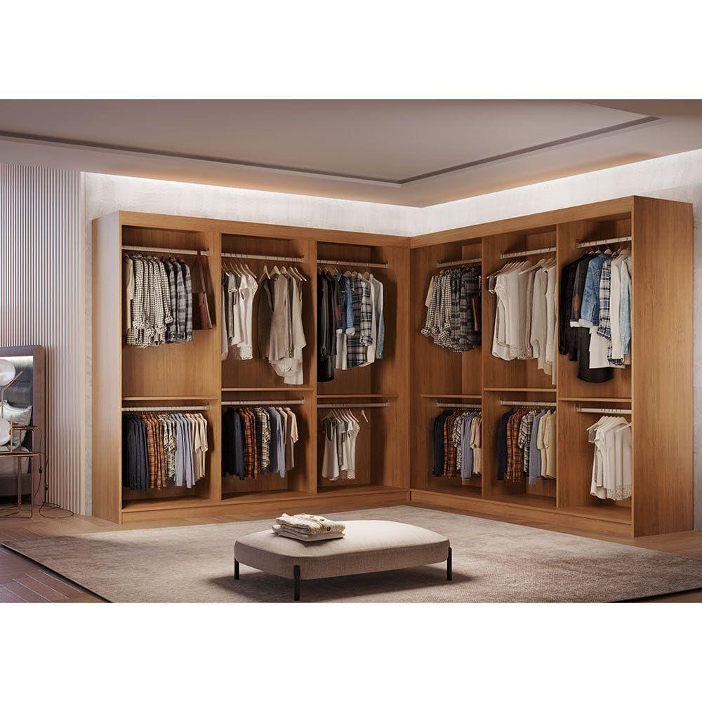 Roupeiro Casal Closet Light Premium Moderna