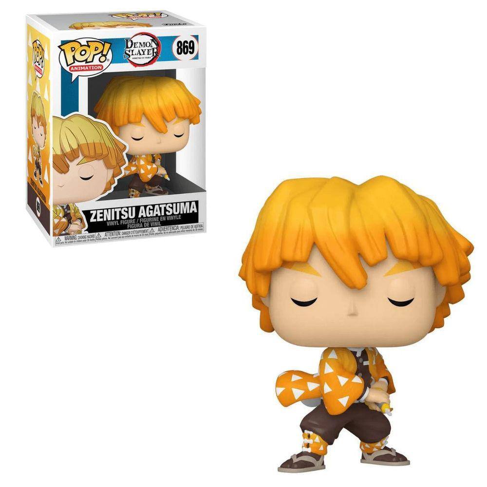 Funko Pop Zenitsu 869 Demon Slayer Kimetsu No Yaiba