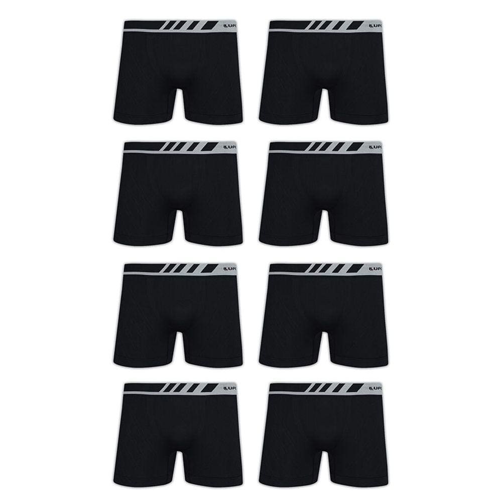 Kit 8 Cuecas Lupo Boxer Microfibra Sem Costura 00671-002