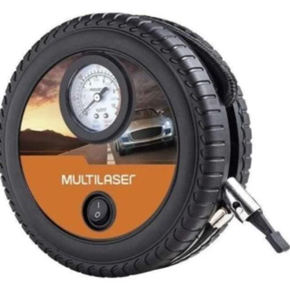 Compressor De Ar Mini Bateria Portátil Multilaser Au615 12V