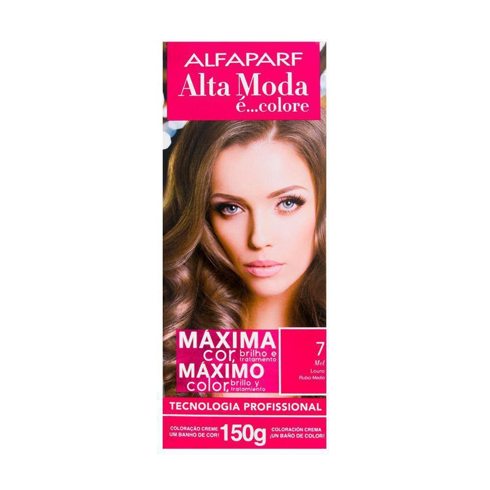 Tintura Alta Moda 7.0 Louro Medio 150G