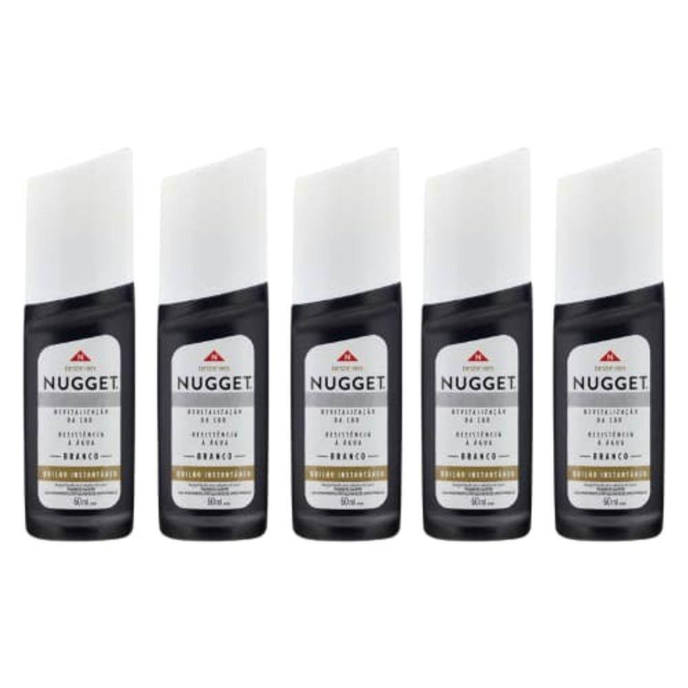 Polidor de Sapato Líquido Branco Graxa Nugget 5u Frasco 60ml | Extra