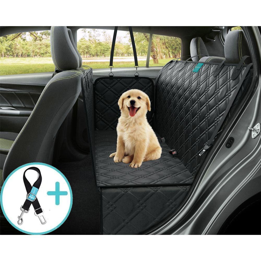 Kit Capa Pet Protetora De Banco Traseiro com Ziper + 2 Cinto de Segurança