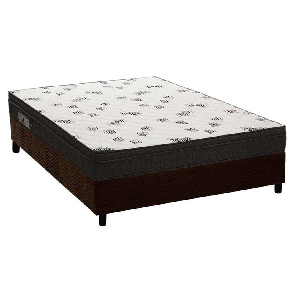 Conjunto-Colchão Ortobom D45 Light+Cama Box Casal 138