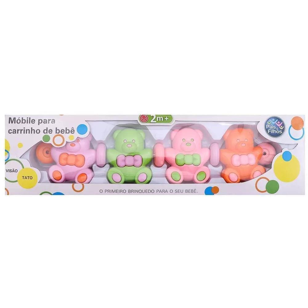 Móbile Para Carrinho De Bebê Pais E Filhos