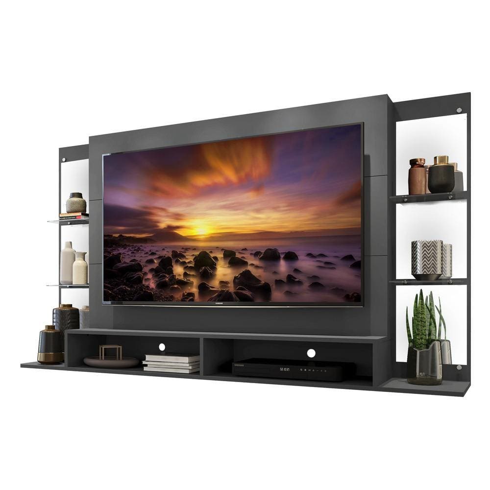 Painel com Espelho para TV até 60” Multimóveis Nairóbi FG3150 Grafite