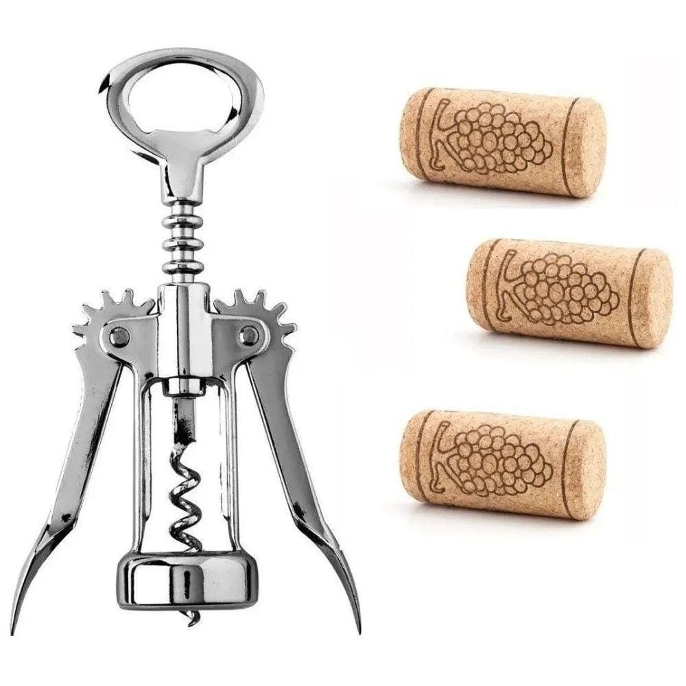 Abridor De Garrafas Saca Rolhas De Vinho Alavanca Cerveja