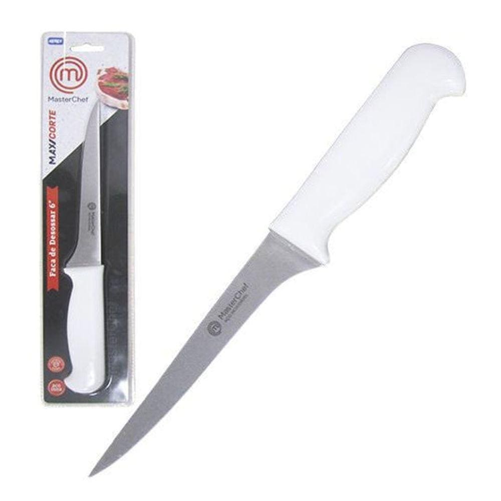 Faca De Desossar / Acougueiro Inox 6`` Max Corte Masterchef