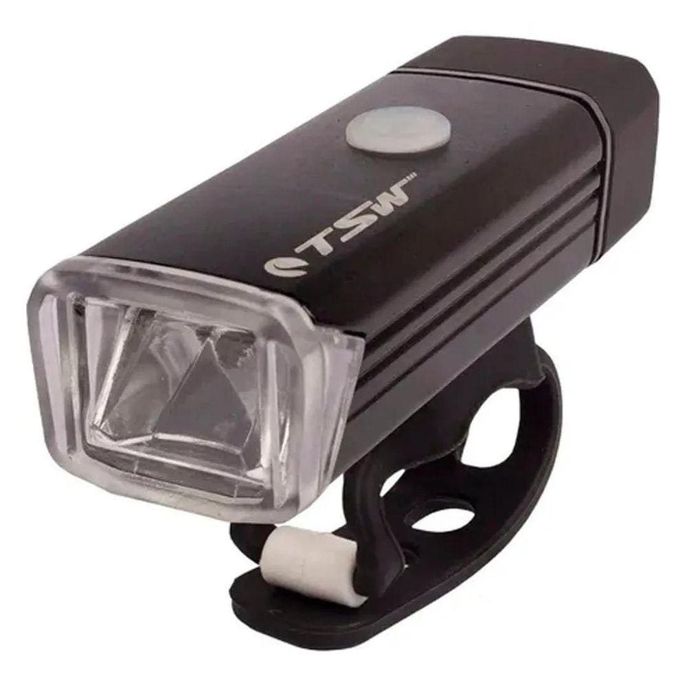 Farol Bike Tsw 180 Lumens Sinalizador Lanterna Led Preto