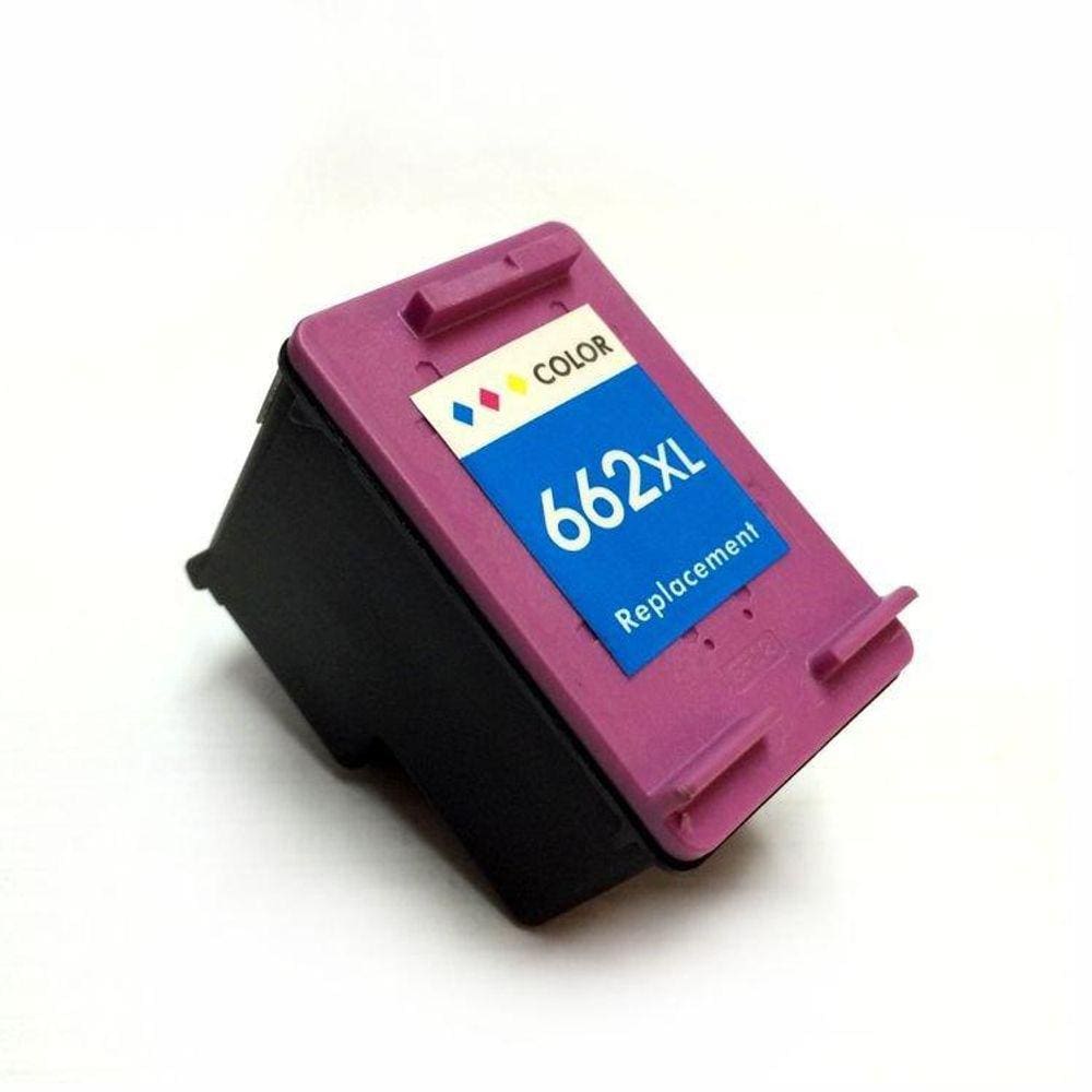 Cartucho de Tinta Compatível HP662XL Colorido CZ104AB (18ml)