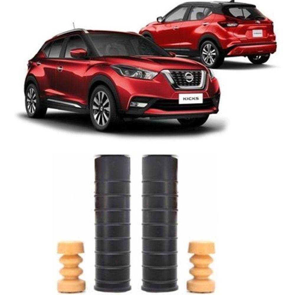 Par Batente Suspensão Traseira Nissan Kicks 2016 2017 2018